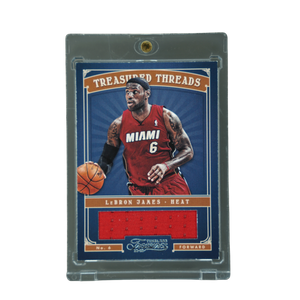 Lebron James 2012 Timeless Treasures Treasures Threads Jersey 4/99 #10