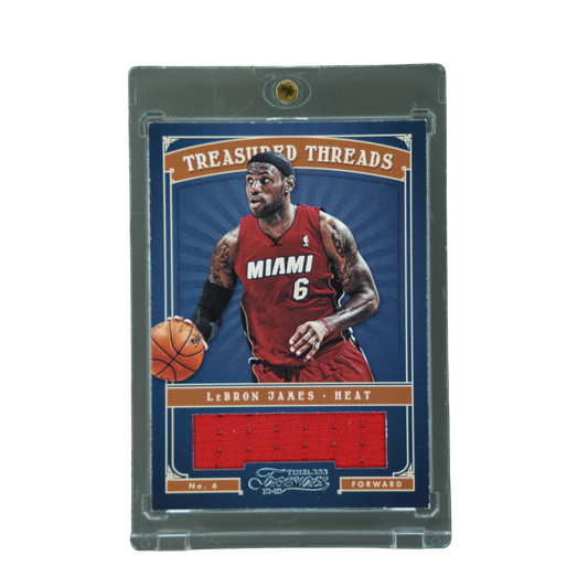 Lebron James 2012 Timeless Treasures Treasures Threads Jersey 4/99 #10