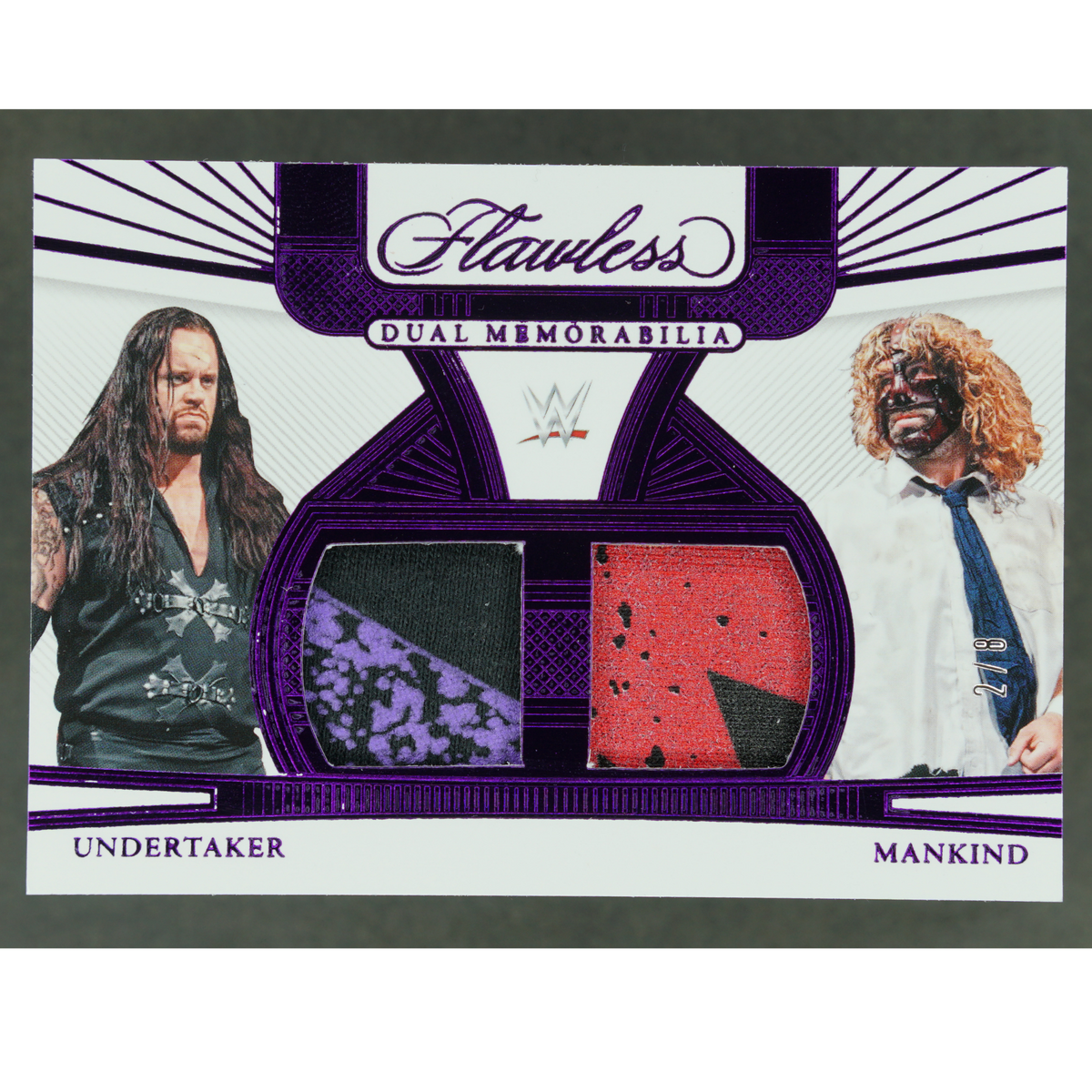 Undertaker und Mankind 2024 Flawless Dual Memorabilia 2/8 #FD-UMK