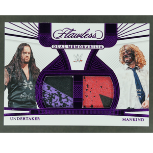 Undertaker und Mankind 2024 Flawless Dual Memorabilia 2/8 #FD-UMK