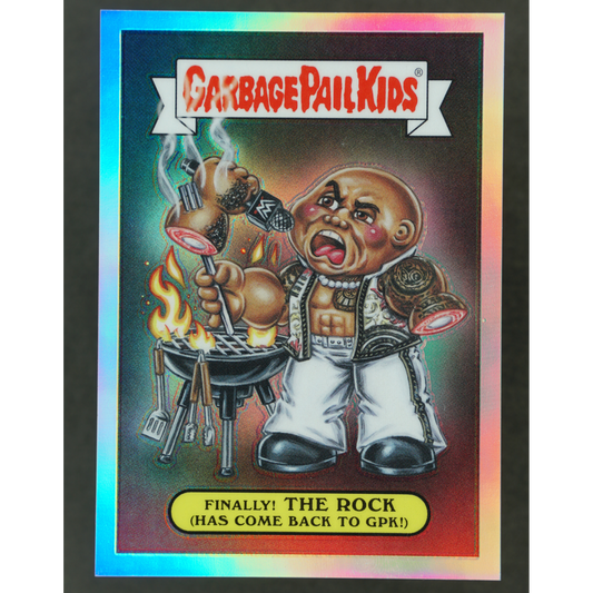 The Rock 2026 Chrome Garbage Pail Kids #GPK-TR