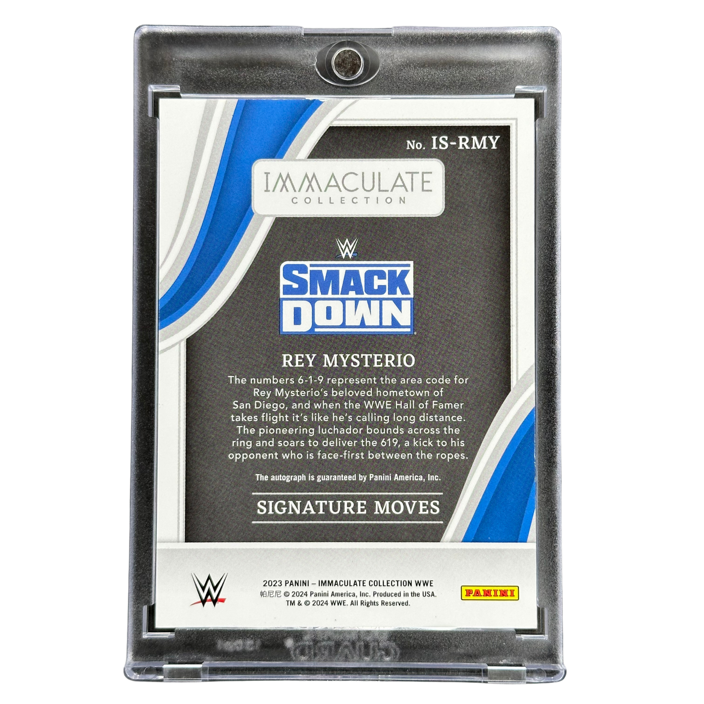 Rey Mysterio 2023 Immaculate Auto Signature Moves 30/49 #IS-RMY