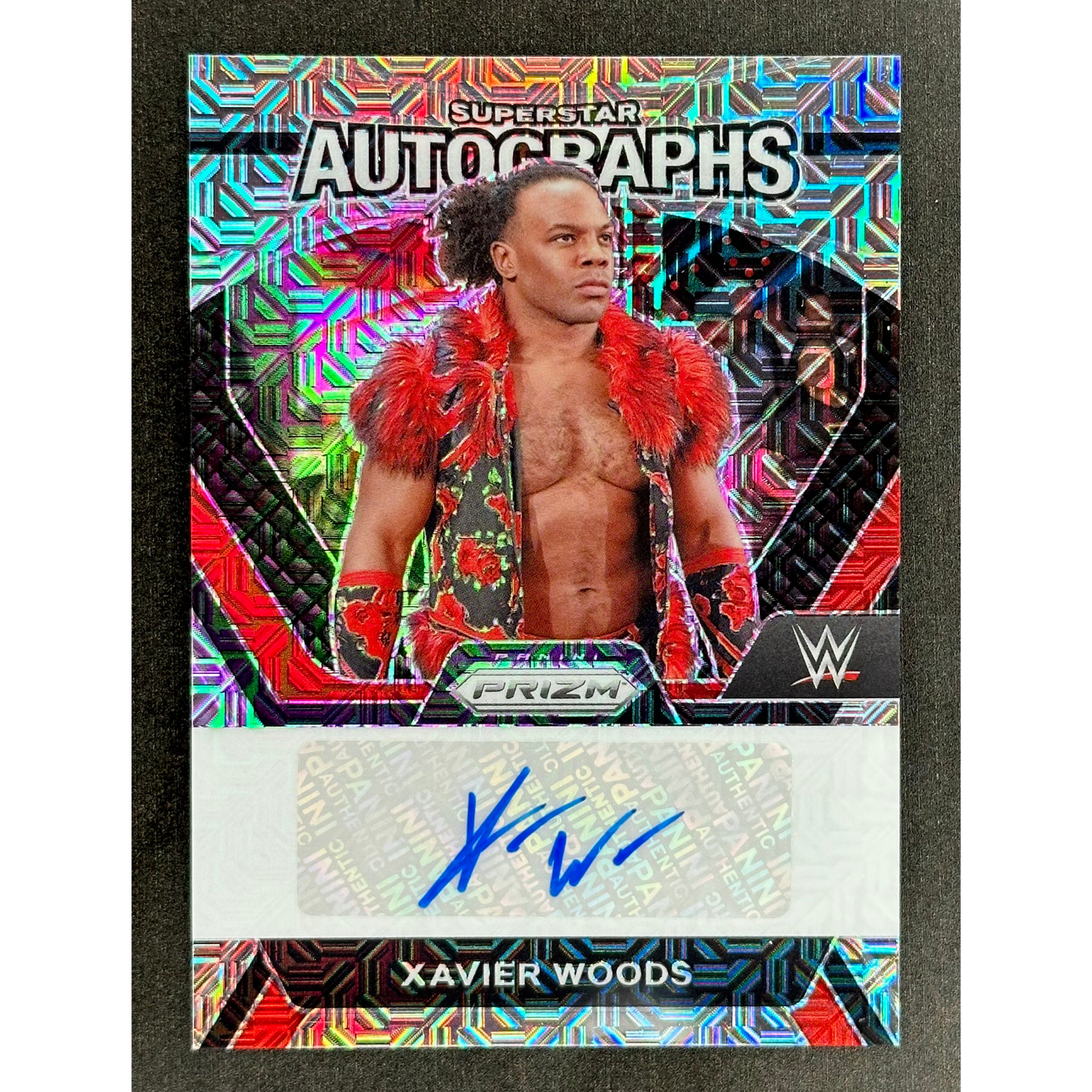 Xavier Woods 2024 Prizm Superstar Auto Mojo 24/25 #SA-XWD
