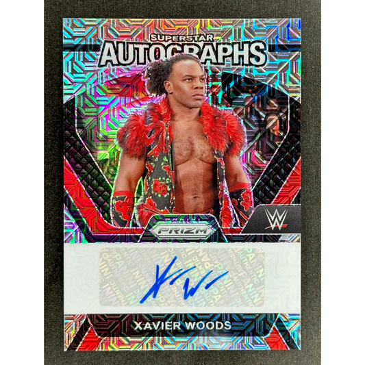 Xavier Woods 2024 Prizm Superstar Auto Mojo 24/25 #SA-XWD