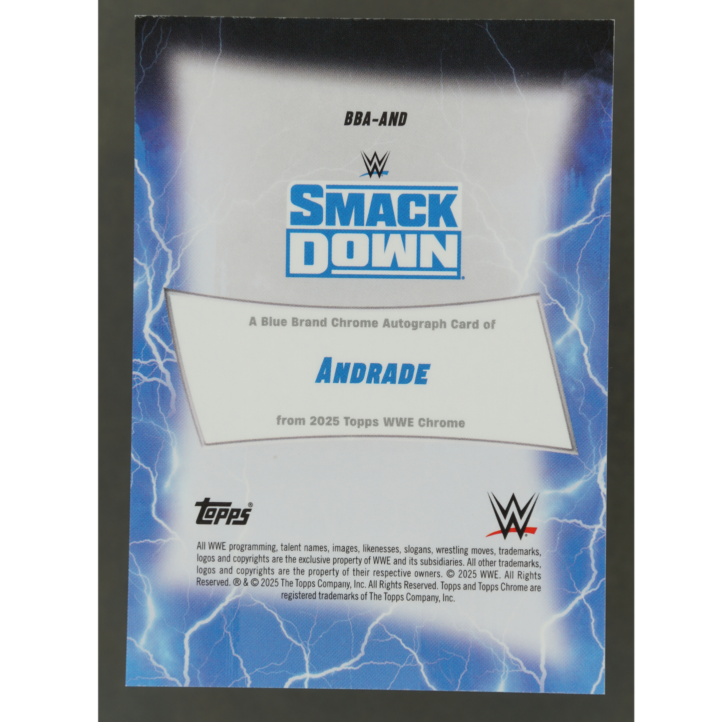 Andrade 2025 Chrome Blue Brand Auto 95/150 #BBA-AND