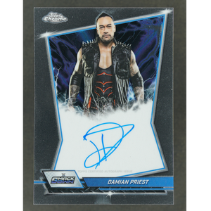 Damian Priest 2026 Chrome Blue Brand Auto #BBA-DAM
