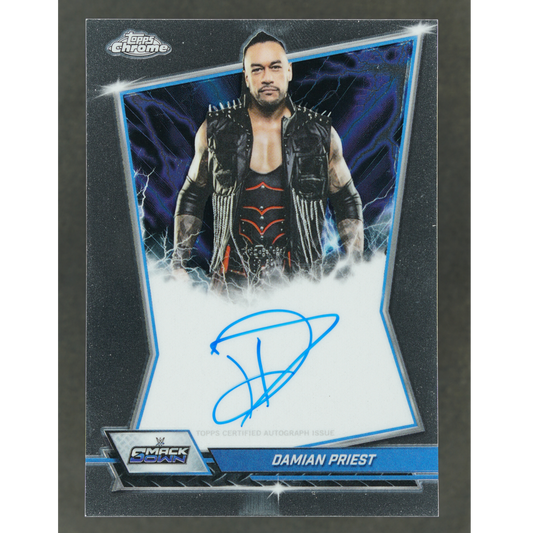 Damian Priest 2026 Chrome Blue Brand Auto #BBA-DAM