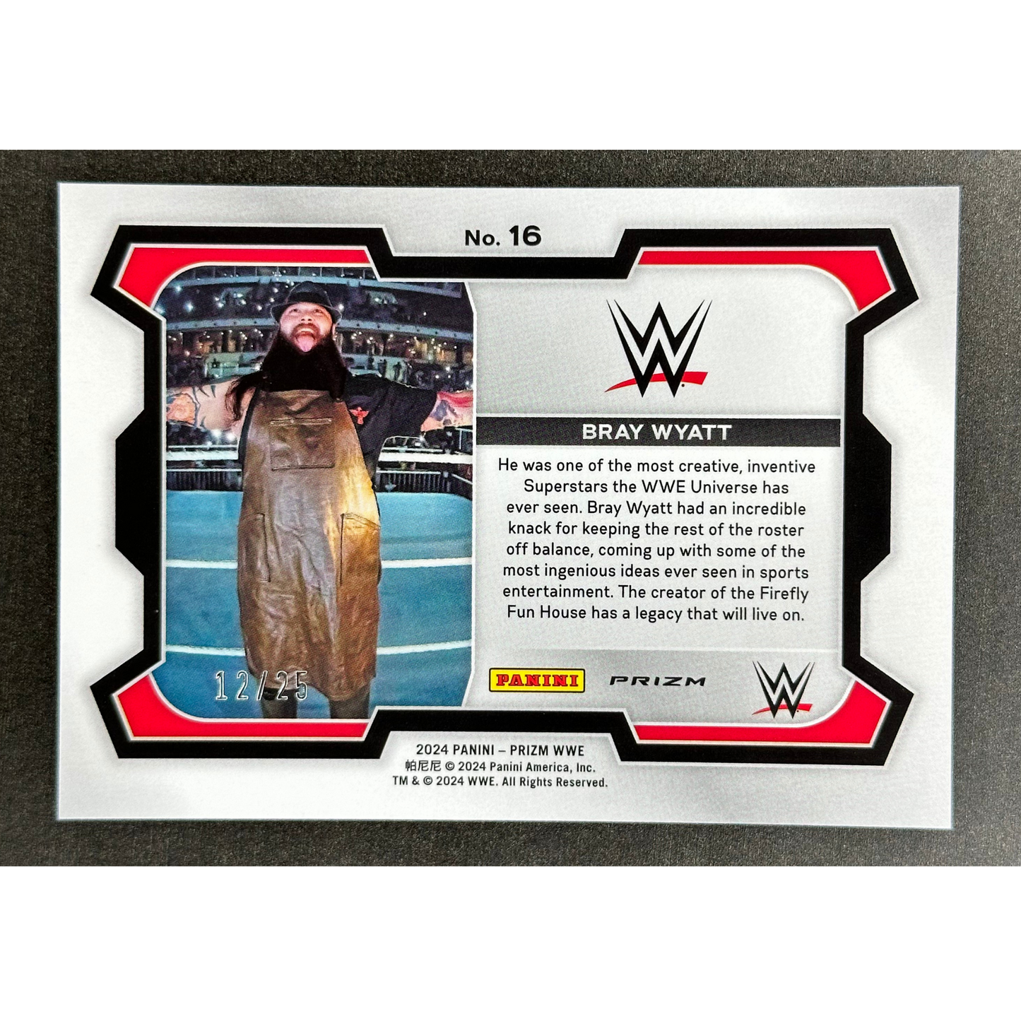 Bray Wyatt 2024 Prizm Green Pulsar 12/25 #16