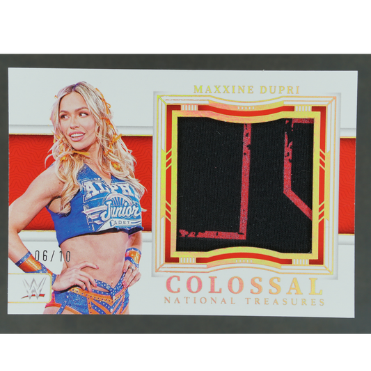 Maxxine Dupri 2024 National Treasures Colossal Memorabilia 6/10 #CL-MXD