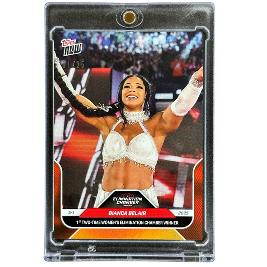 Bianca Belair 2025 Topps Now 1/25 Elimination Chamber #23