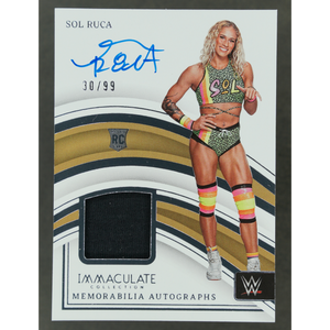 Sol Ruca 2023 Immaculate Memorabilia Auto RC 30/99 #MA-SRC