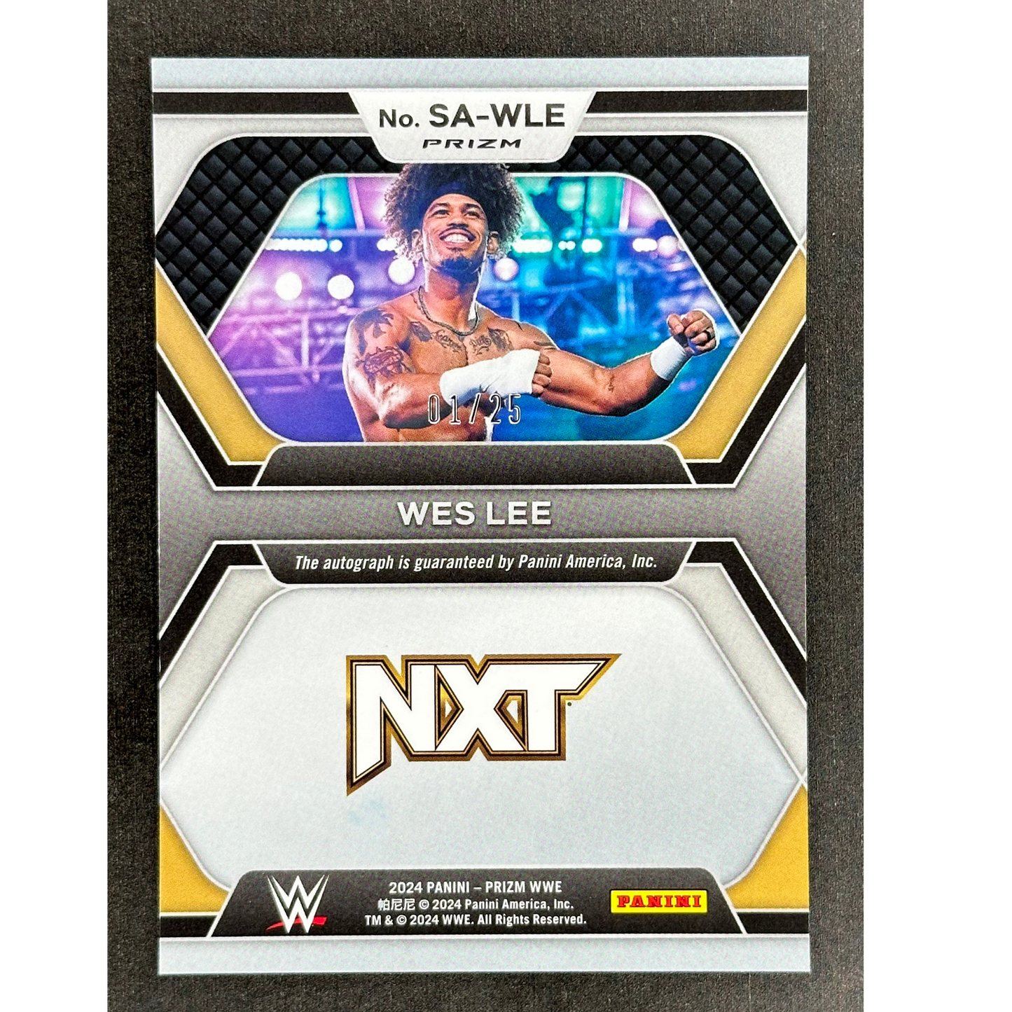Wes Lee 2024 Prizm Superstar Auto Mojo 1/25 #SA-WLE