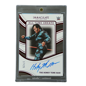 The Honky Tonk Man 2023 Immaculate All-Time Greats Auto 17/25 #AT-HTM