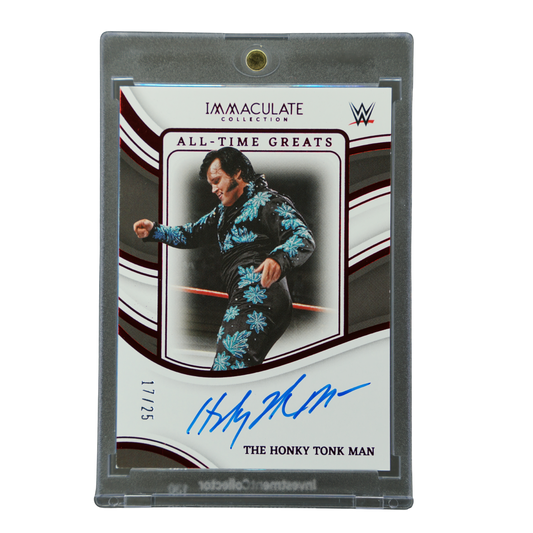 The Honky Tonk Man 2023 Immaculate All-Time Greats Auto 17/25 #AT-HTM