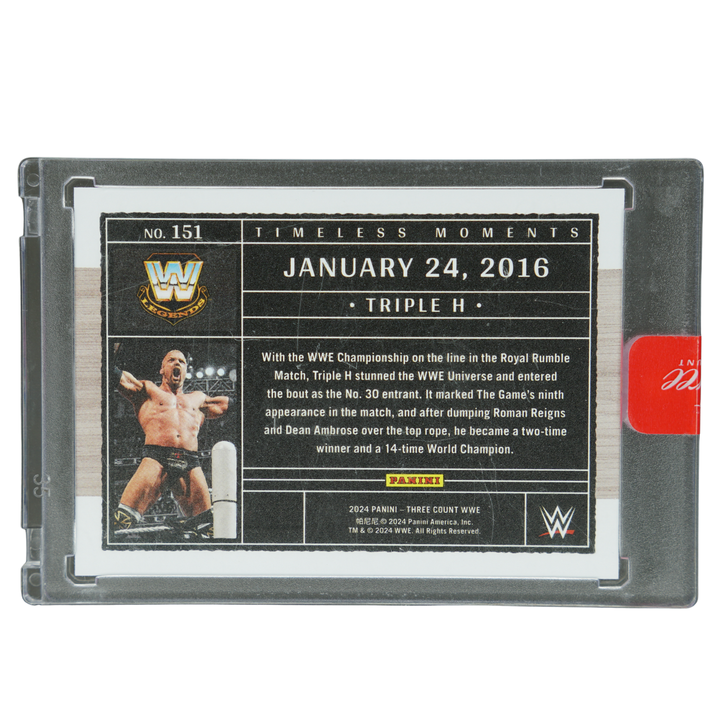 Triple H 2024 Three Count 8/8 #151