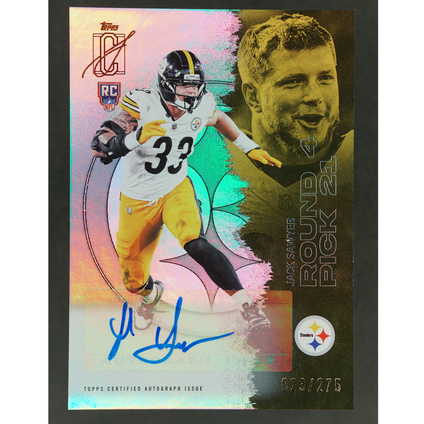 Jack Sawyer 2025 Topps Signature Class RC Auto 23/275 #137