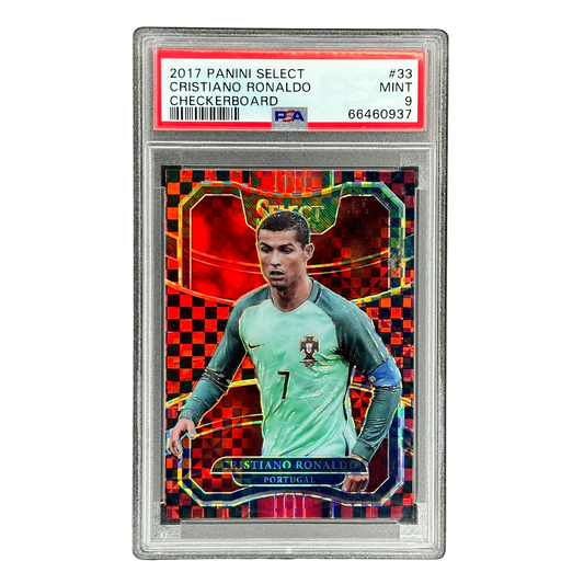 Christiano Ronaldo 2017 Select Checkerboard PSA 9 #33