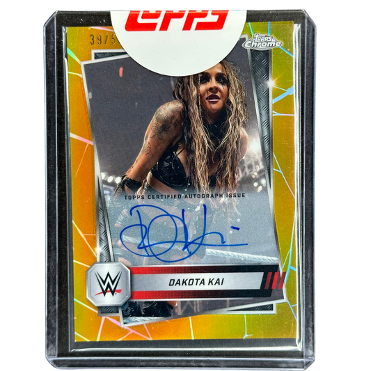 Dakota Kai 2025 Chrome Gold Auto 39/50
