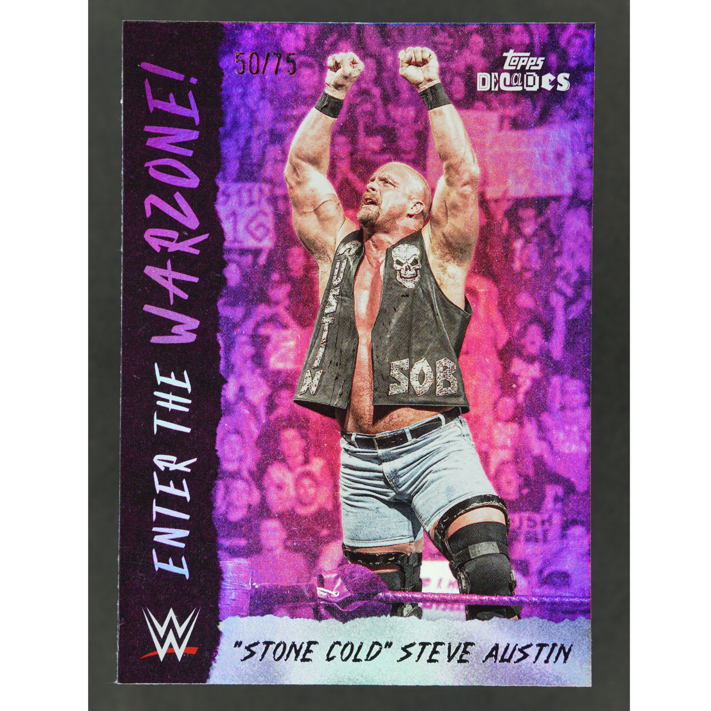 "Stone Cold" Steve Austin 2026 WWE Decades Enter the Warzone 50/75 #1