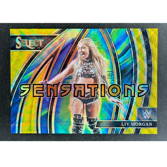 Liv Morgan 2024 Select Gold Wave Sensations 3/10 #11