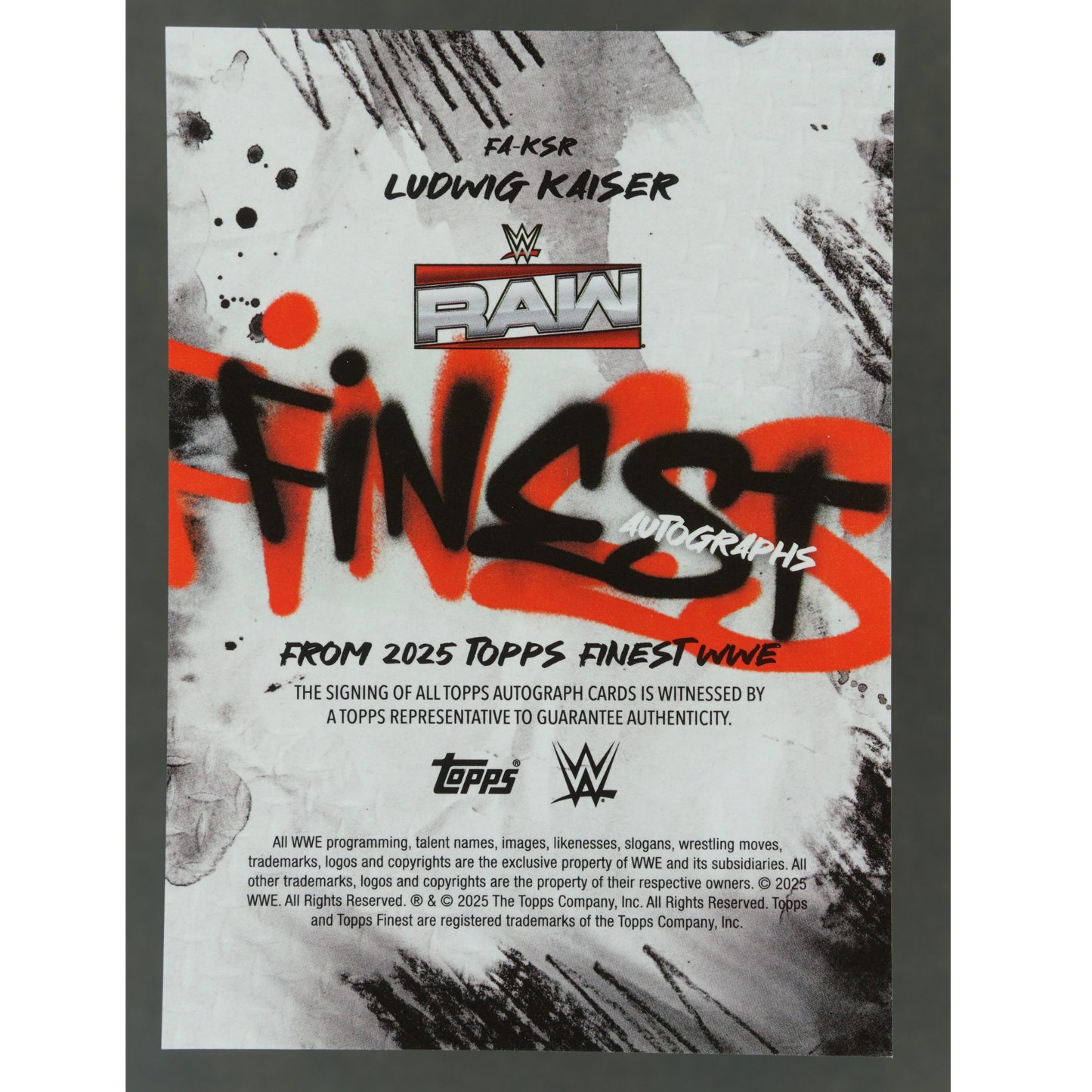Ludwig Kaiser 2025 Finest Auto 42/75 #FA-KSR