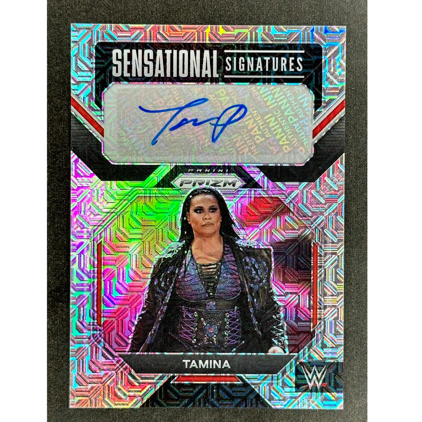 Tamina 2023 Prizm Sensational Signatures Mojo Auto 15/25 #SN-TMN