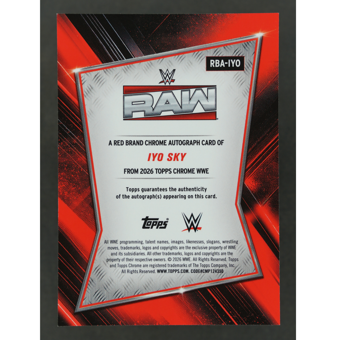 Iyo Sky 2026 Chrome Red Brand Auto 66/99 #RBA-IYO