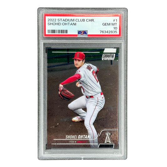 Shohei Ohtani 2022 Stadium Club Chrome PSA 10 #1