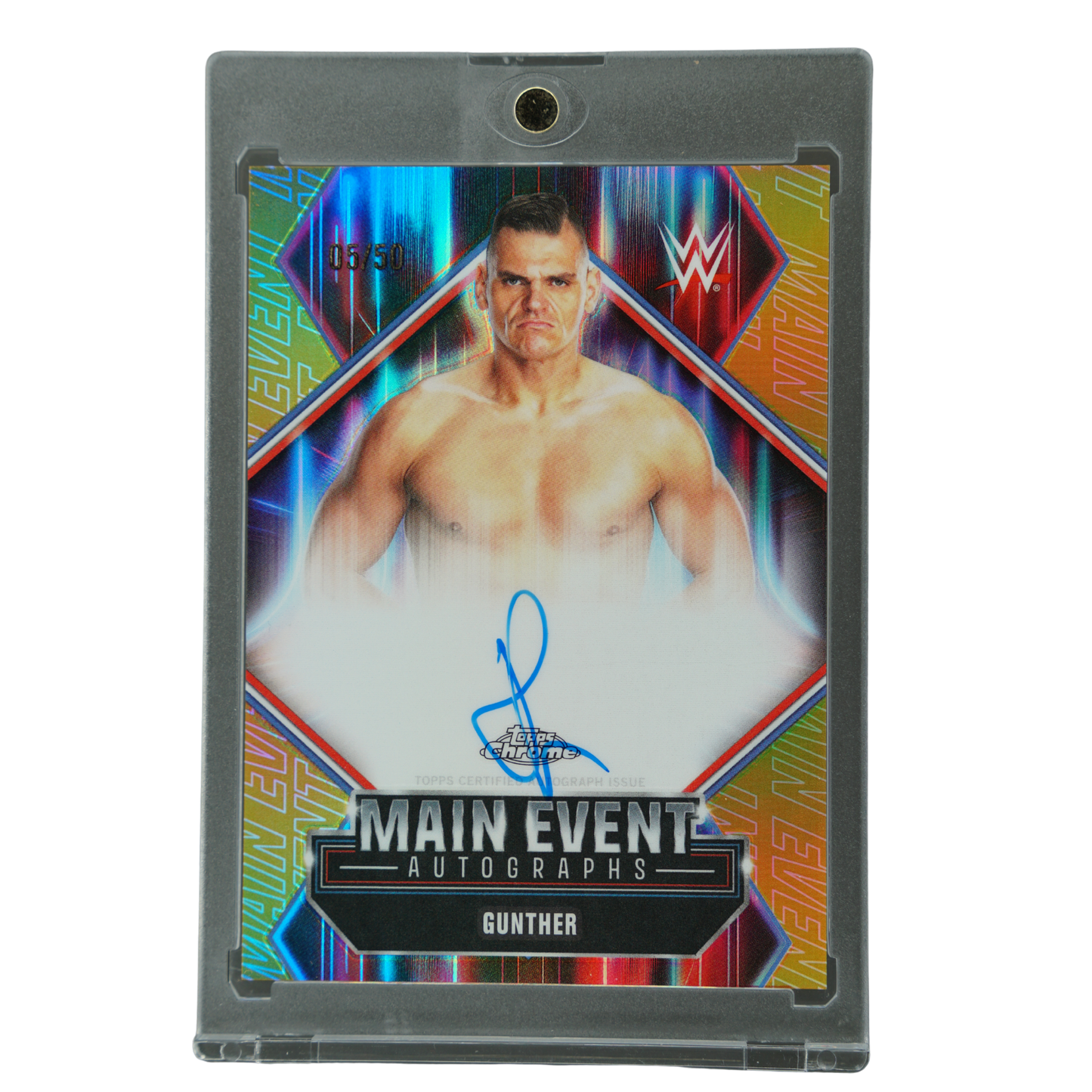 Gunther 2026 Chrome Main Event Auto Gold 5/50 #MEA-GT