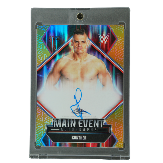 Gunther 2026 Chrome Main Event Auto Gold 5/50 #MEA-GT