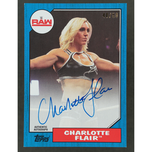 Charlotte Flair 2017 Heritage Raw Auto 40/50