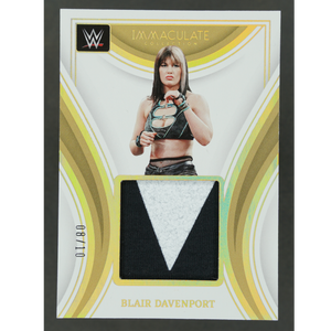 Blair Davenport 2023 Immaculate Memorabilia 8/10 #RM-BDV