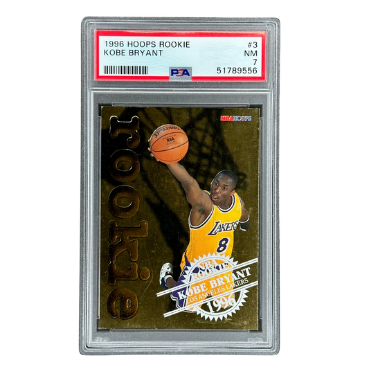 Kobe Bryant 1996 Hoops RC Rookie Card PSA 7 #3