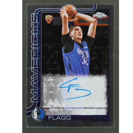 Cooper Flagg 2025 Chrome RC Auto #TCAR-CF