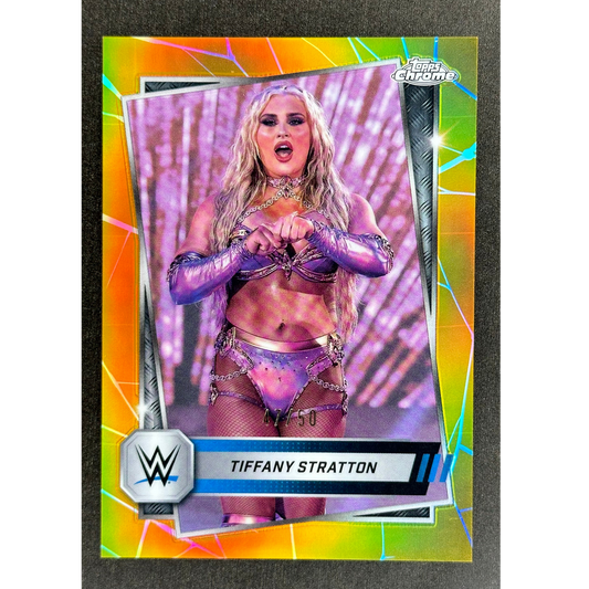 Tiffany Stratton 2025 Chrome Gold 47/50 #182