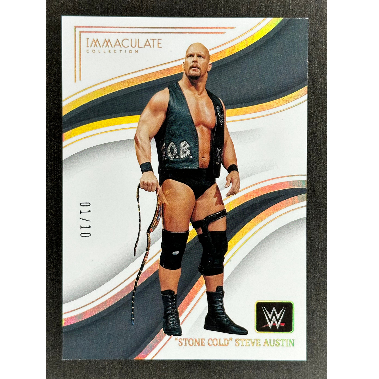 "Stone Cold" Steve Austin 2023 Immaculate Gold 1/10 #15