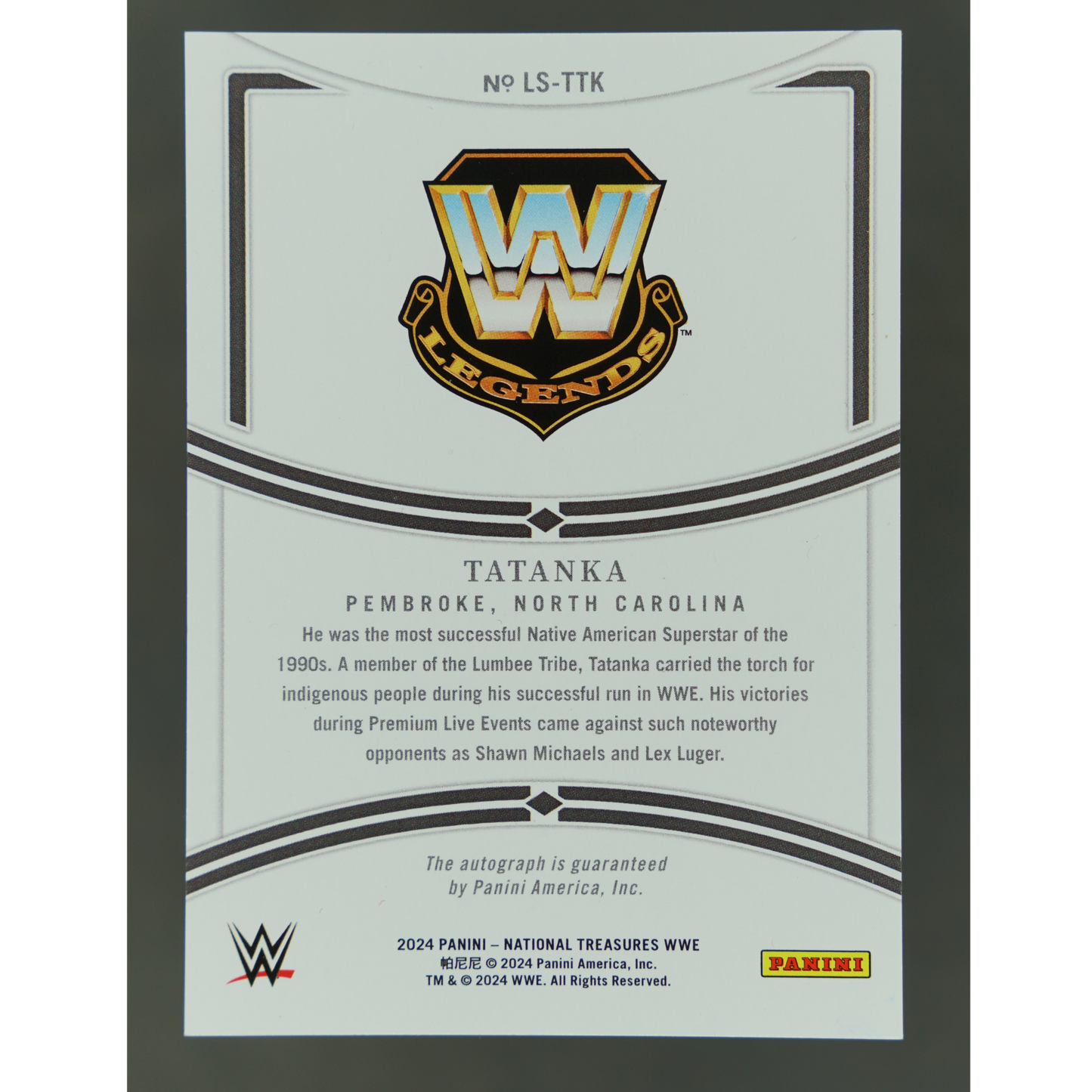 Tatanka 2024 National Treasures Auto 43/99 #LS-TTK