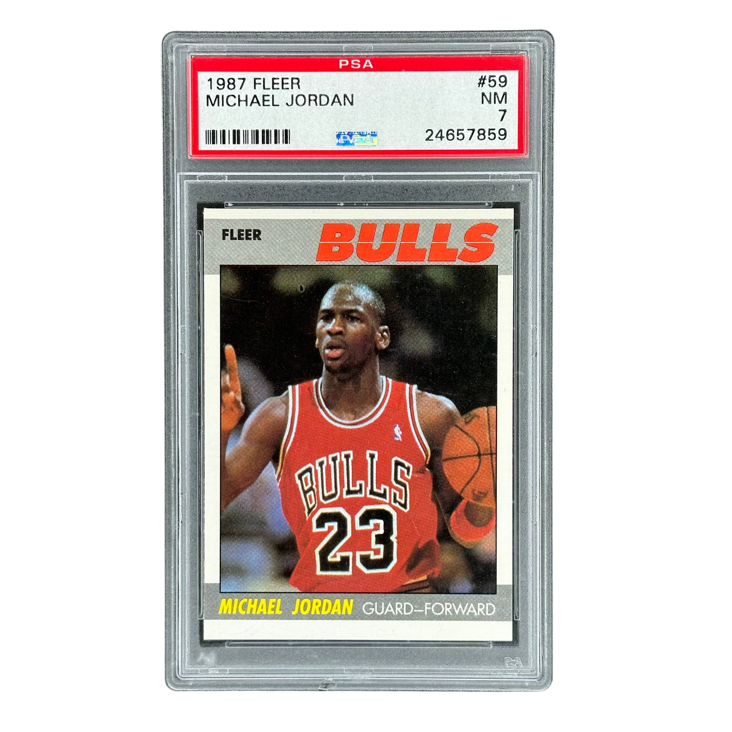 Michael Jordan 1987 Fleer PSA 7 #59