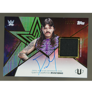 "Dirty" Dominik Mysterio 2025 Universe Relic Auto 97/99 #SRS-DMY