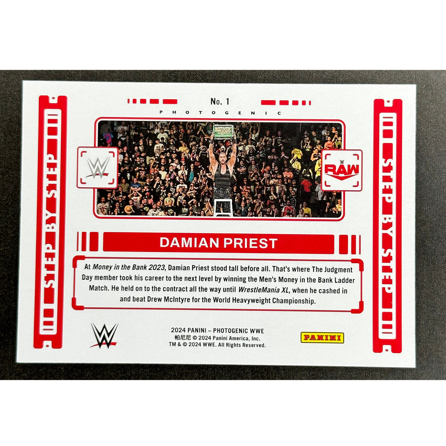 Damian Priest 2024 Photogenic Step-by-Step Maze 7/25 #1