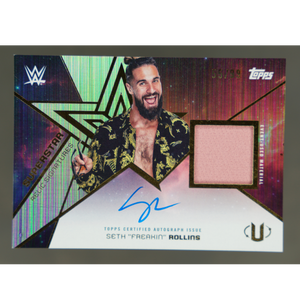 Seth "Freakin" Rollins 2025 Universe Relic Auto 55/99 #SRS-SFA