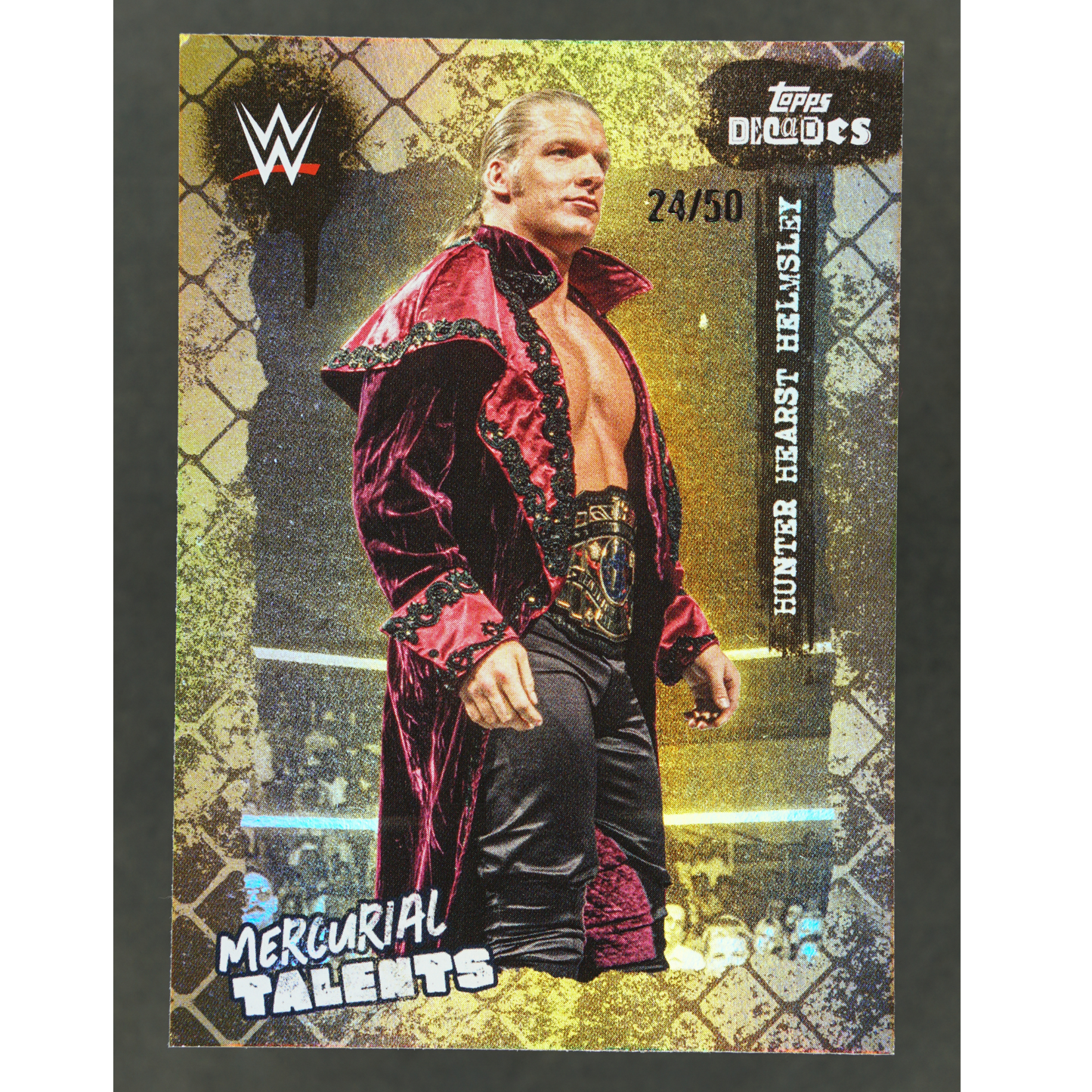 Hunter Hearst Helmsley (Triple H) 2026 WWE Decades Mercurial Talents 24/50 #65