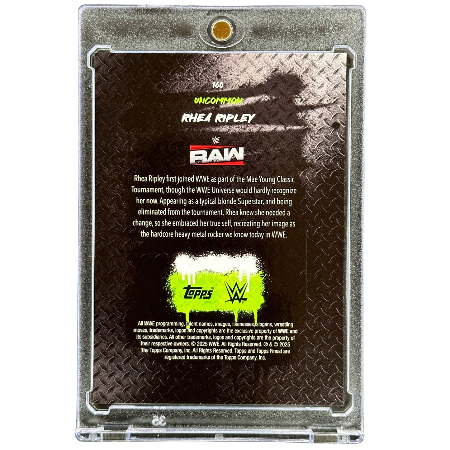 Rhea Ripley 2025 Finest Uncommon 4/20 #160