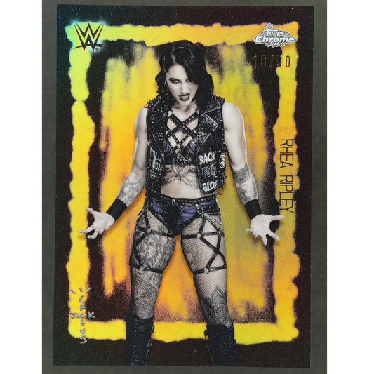 Rhea Ripley 2025 Cactus Jack Gold Festival Fury 16/50 #FVF-9