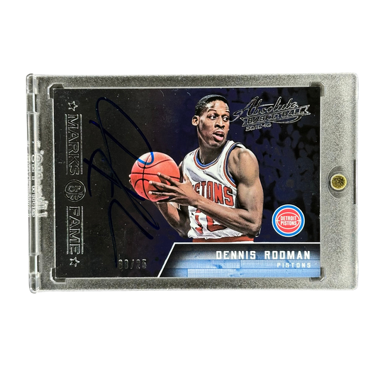 Dennis Rodman 2015 Absolute Marks of Fame Auto 8/25 #MK-DR