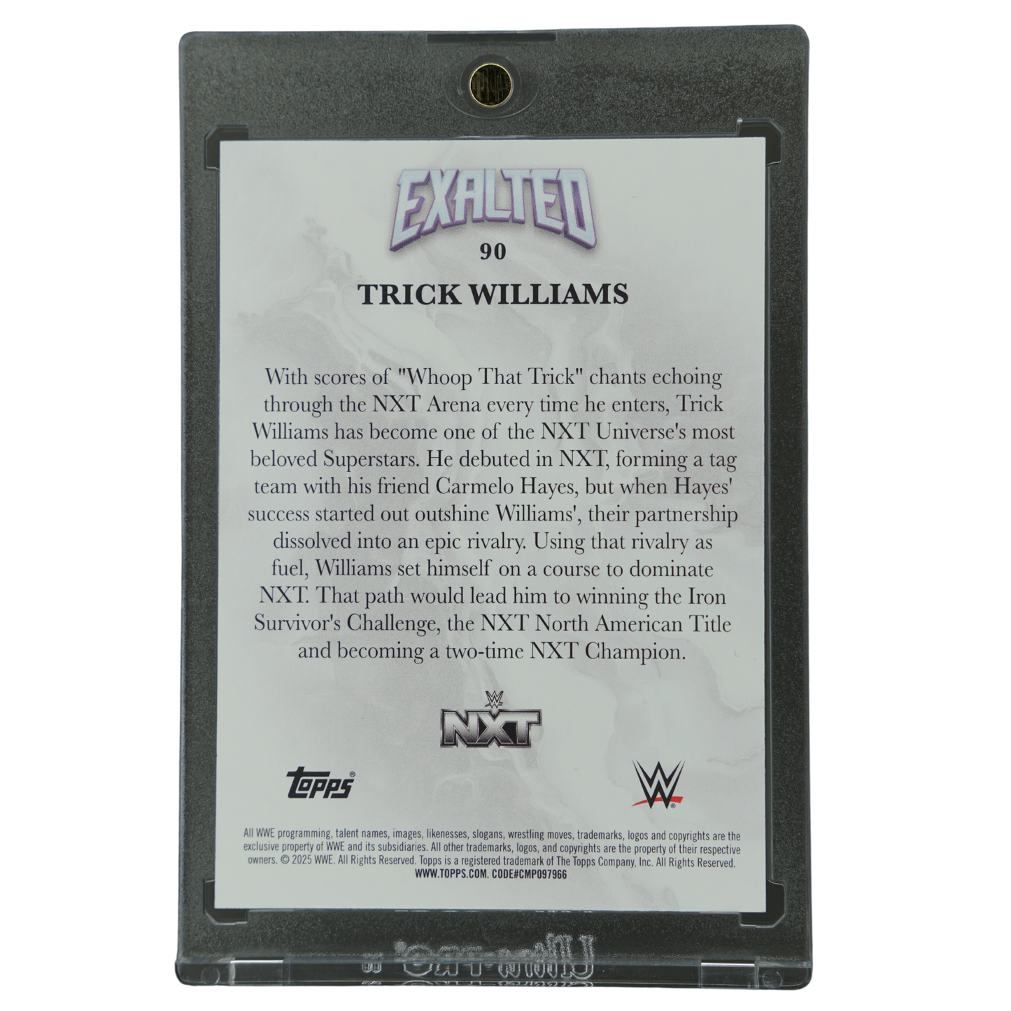 Trick Williams 2025 Exalted 4/10 #90