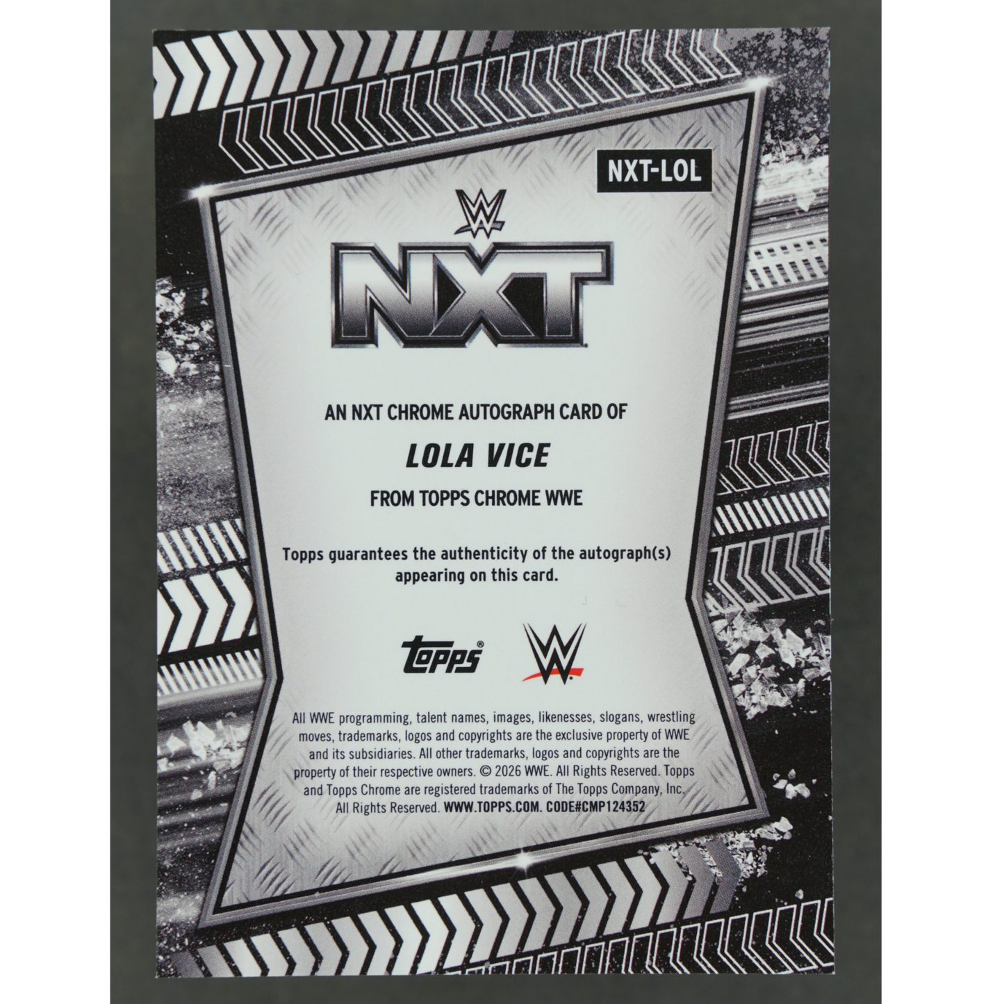 Lola Vice 2026 Chrome Sapphire NXT Auto #NXT-LOL