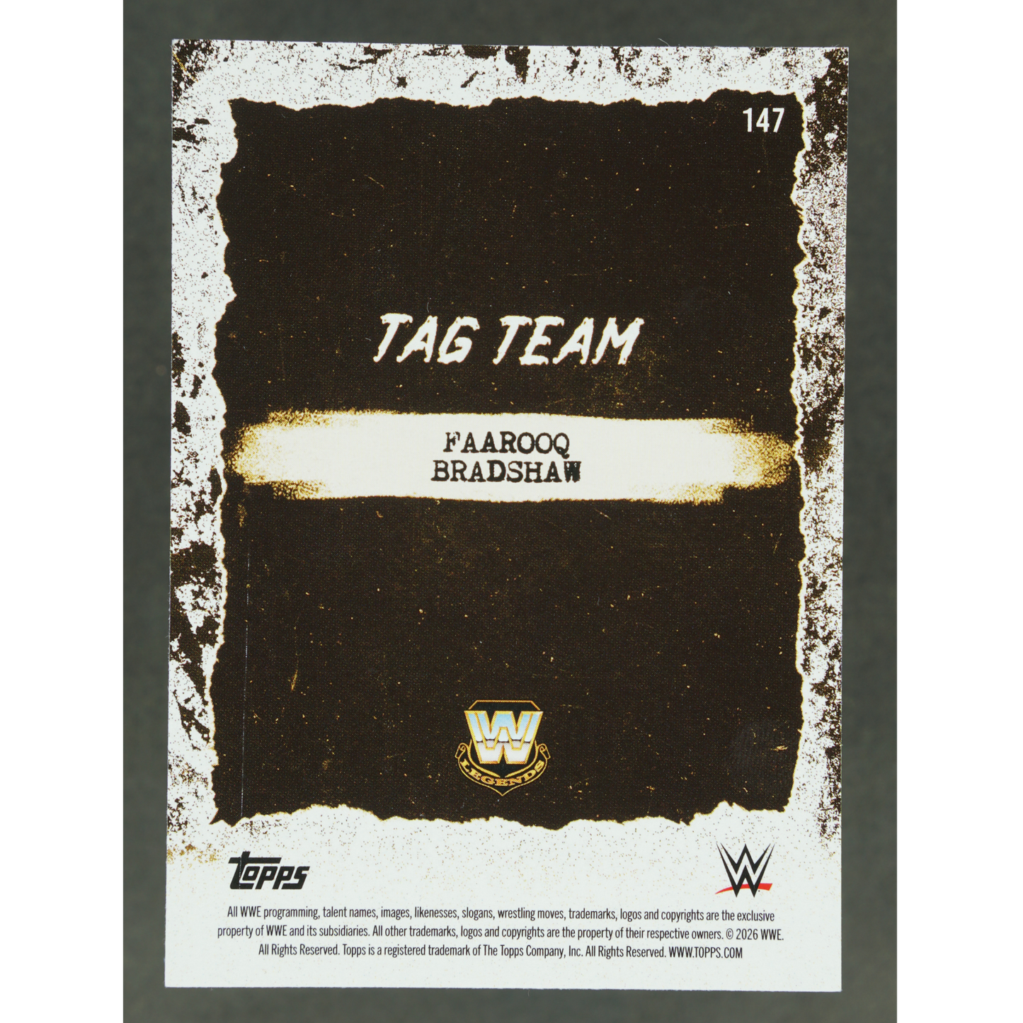 Farooq und Bradshaw 2026 WWE Decades Acolytes 49/50 #147