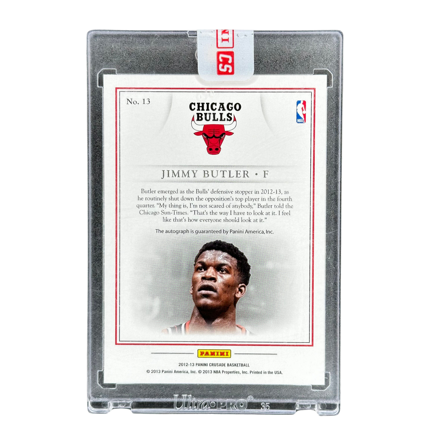 Jimmy Butler 2012 Crusade RC Rookie Card Quest Auto #13