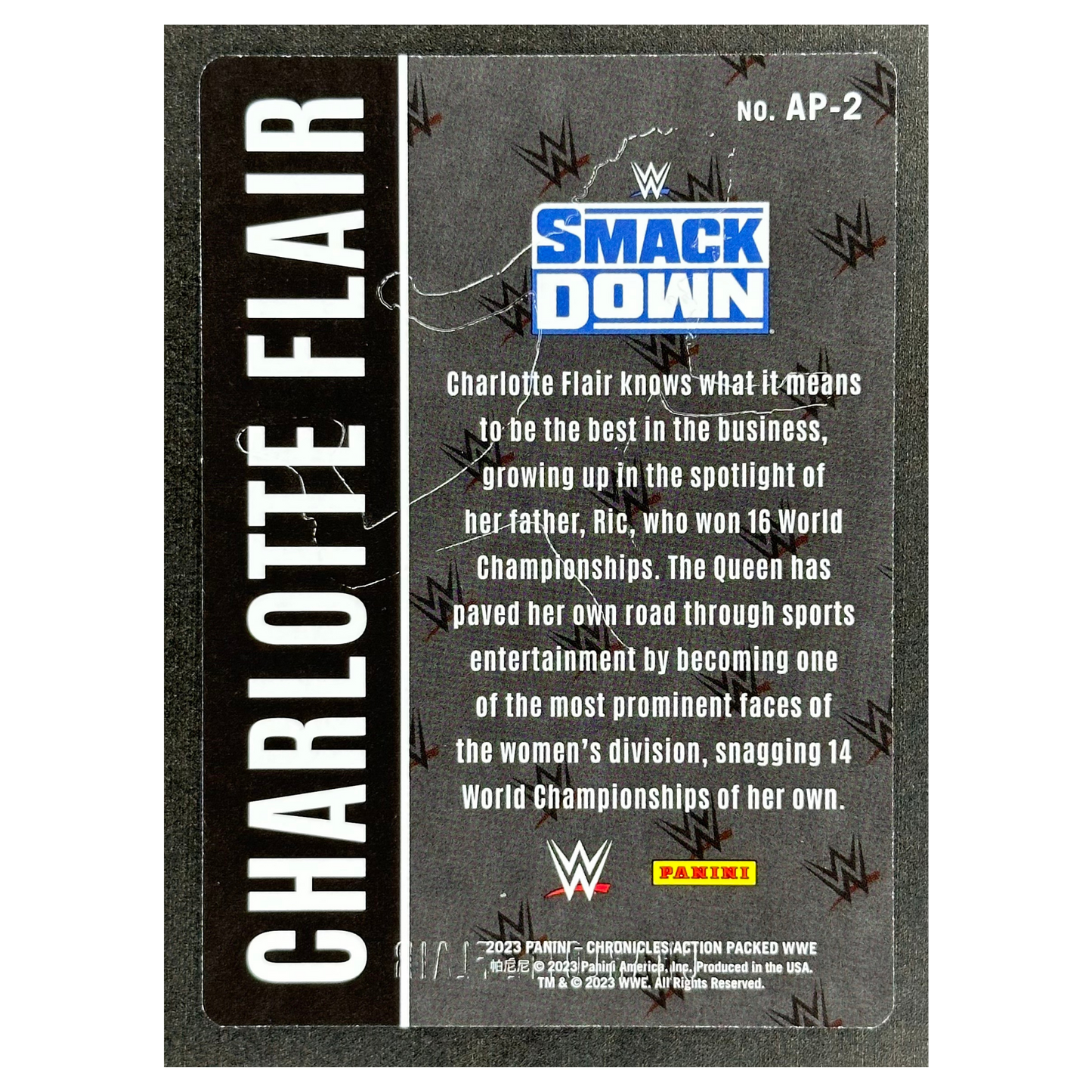 Charlotte Flair 2023 Chronicles Action Packed #AP-2